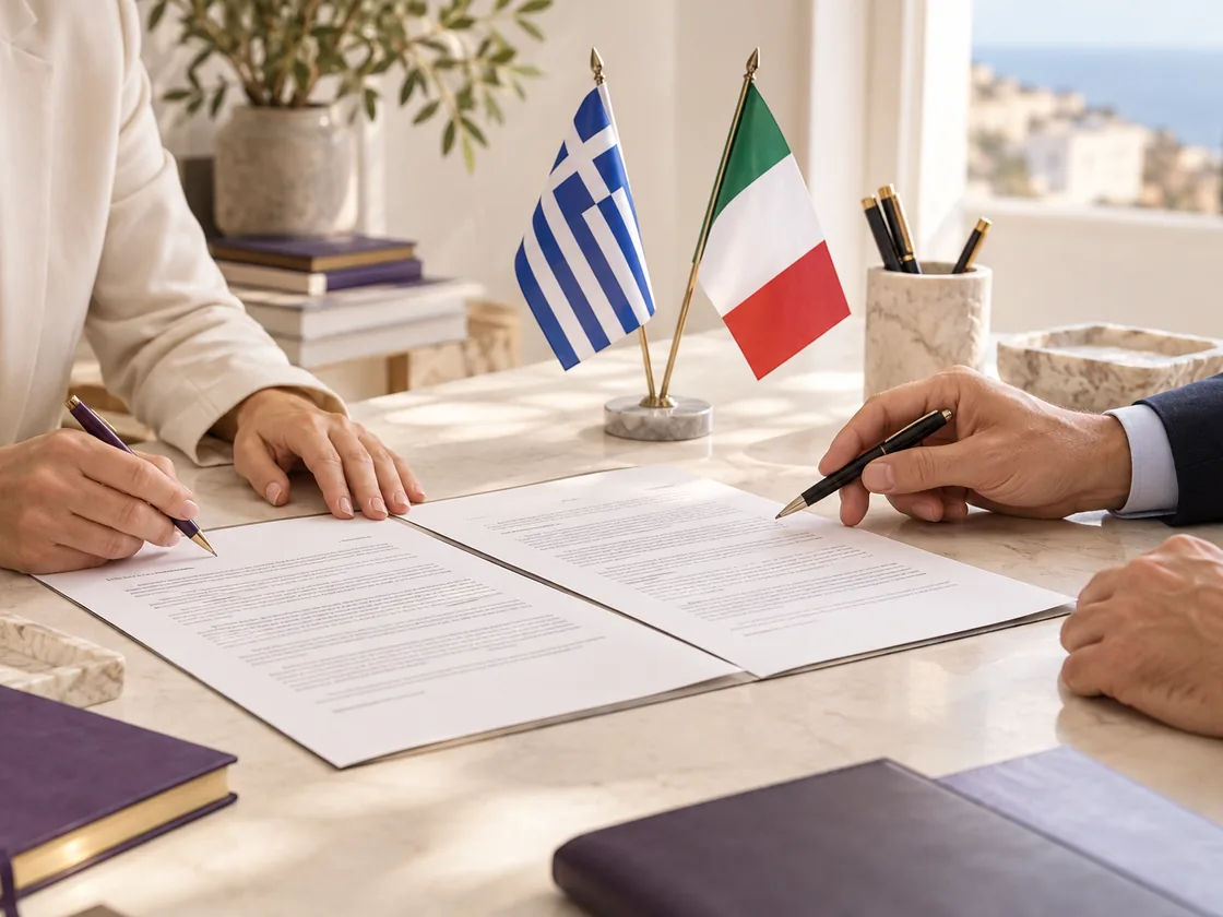Traduzioni italiano–greco: documentazione e lavoro linguistico