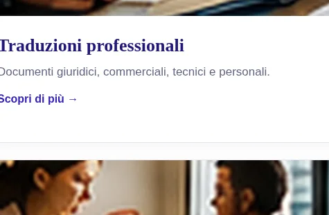 Traduzioni professionali